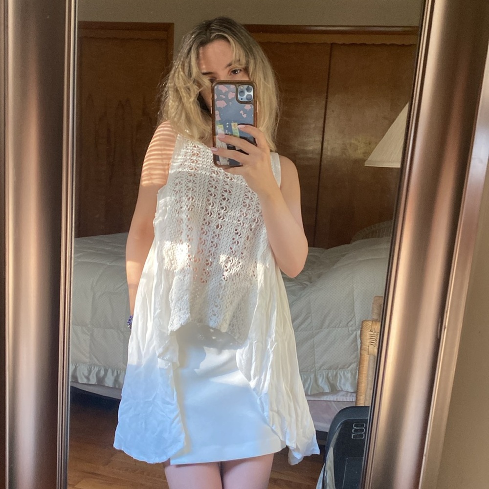 Vintage Havana Elegant Crean Lace Women's Top
